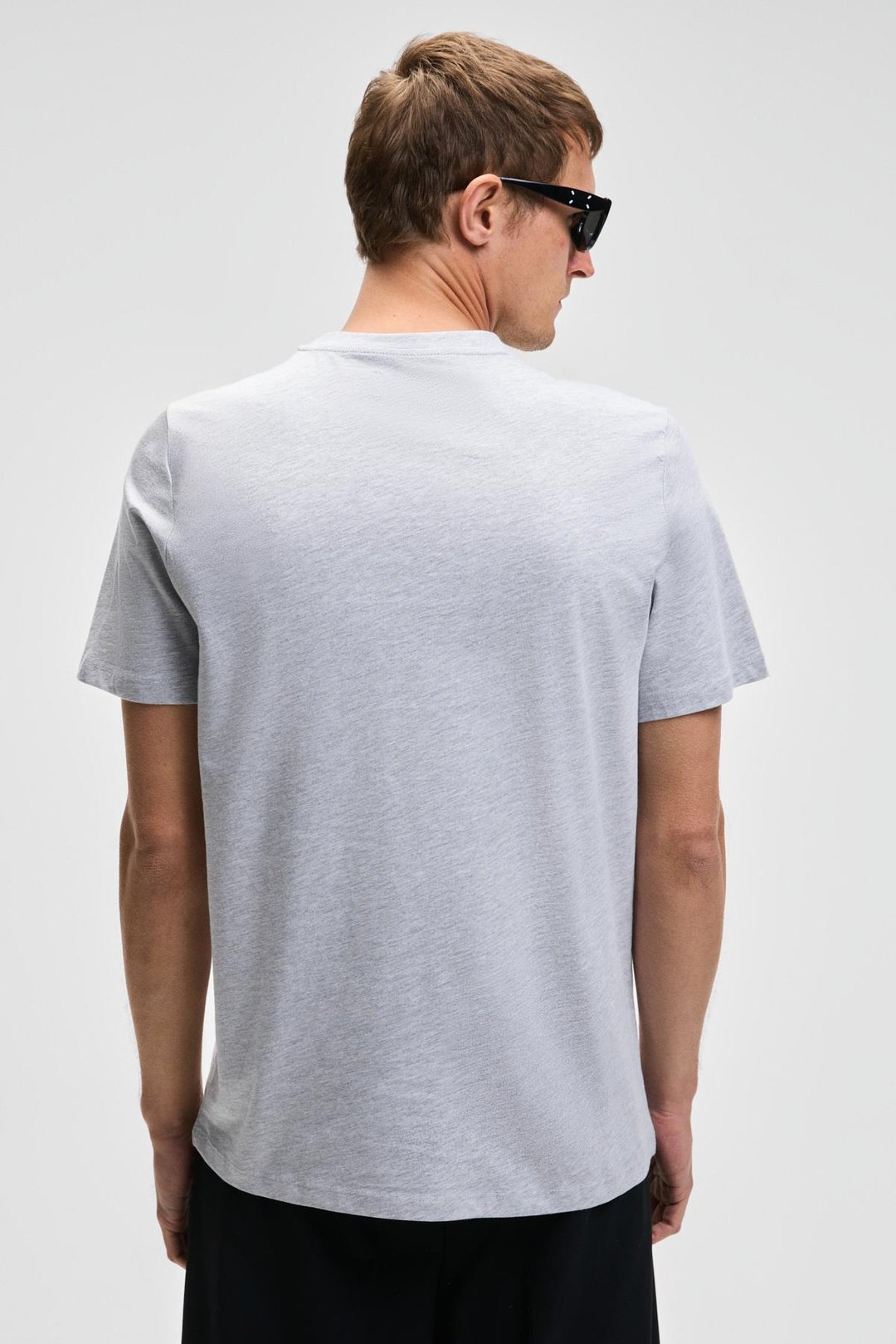 MOCASSIN Erkek %100 Pamuk Baskılı Relaxed Fit Yuvarlak Yaka Kısa Kollu Grimelanj T-Shirt