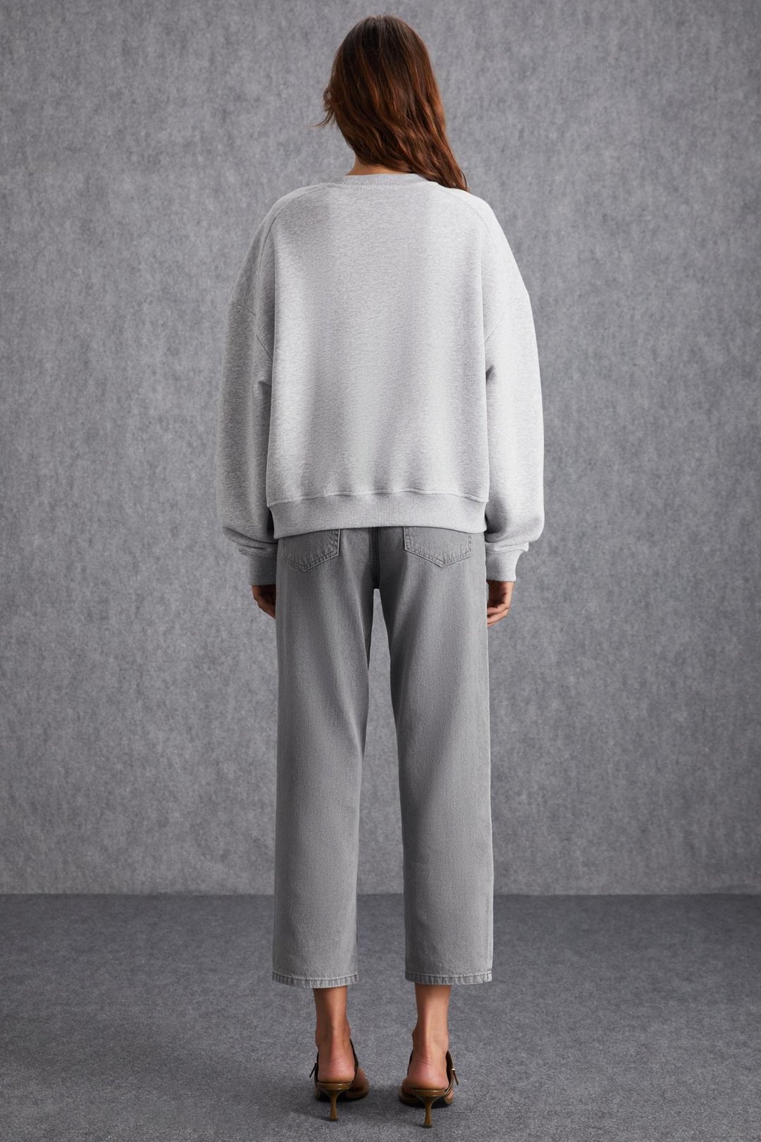 NARDY Basic Regular Grimelanj Tekli Sweatshirt