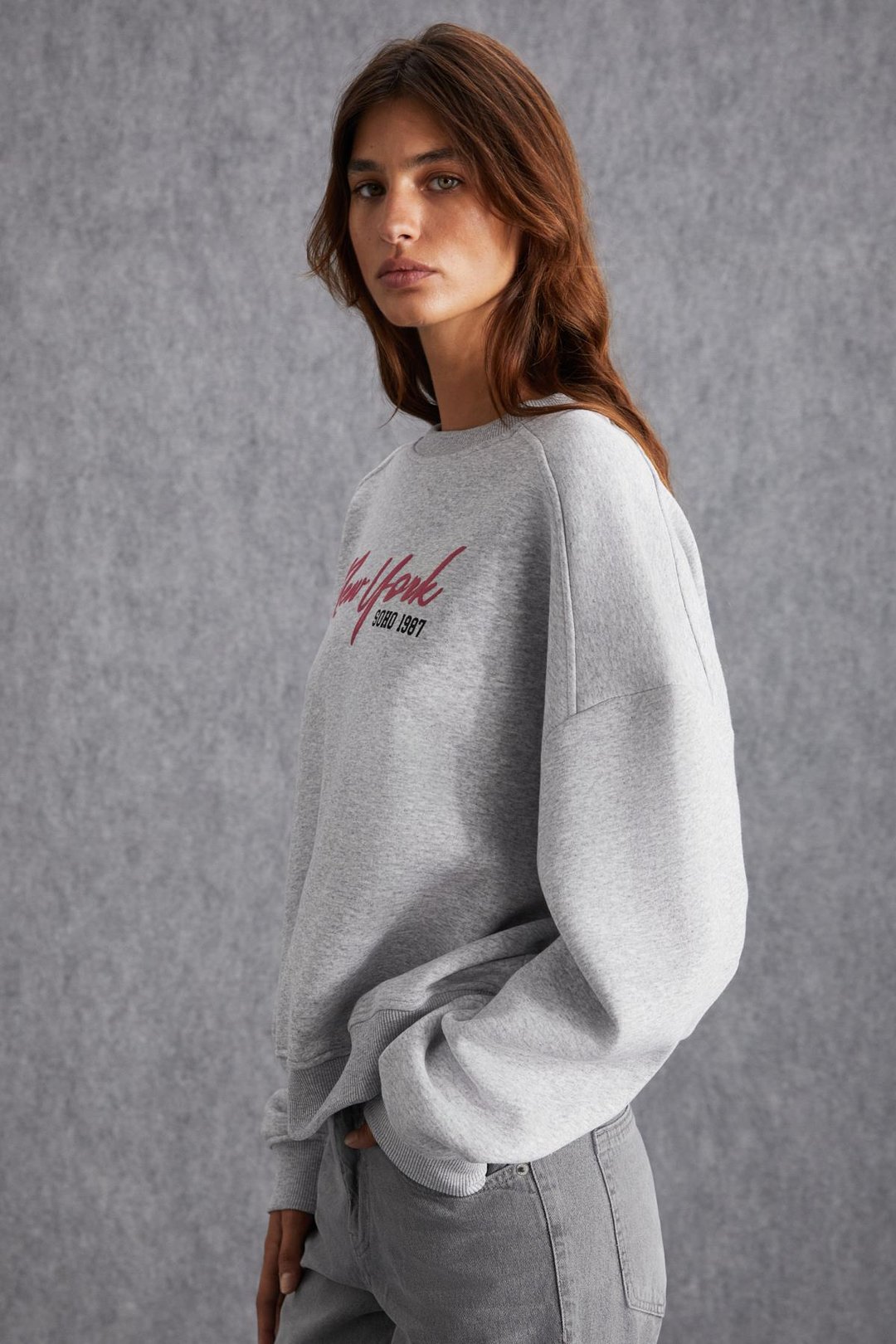 NARDY Basic Regular Grimelanj Tekli Sweatshirt