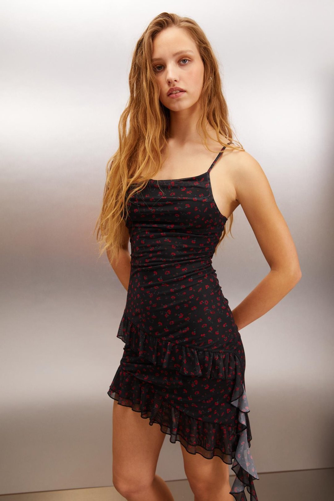 NIMUA  Fitted Siyah Tekli Elbise