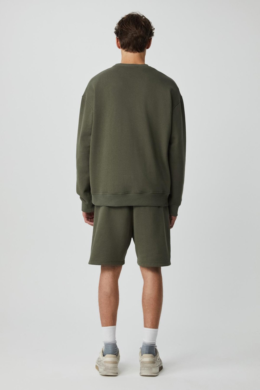 NORTON Erkek Yuvarlak Yaka 3 İplik Haki Sweatshirt