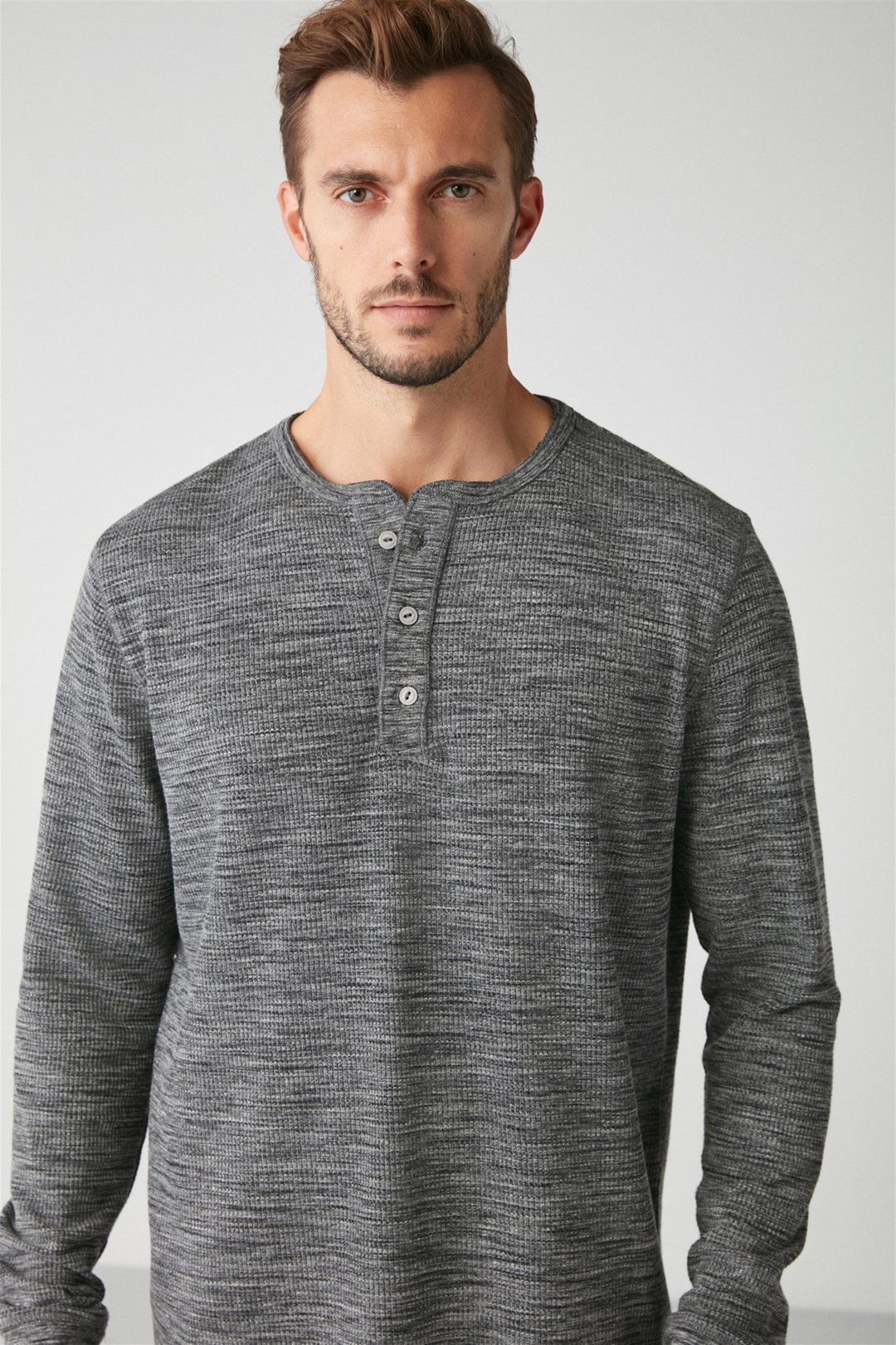 PATRICK Örme Regular Grimelanj  T-Shirt