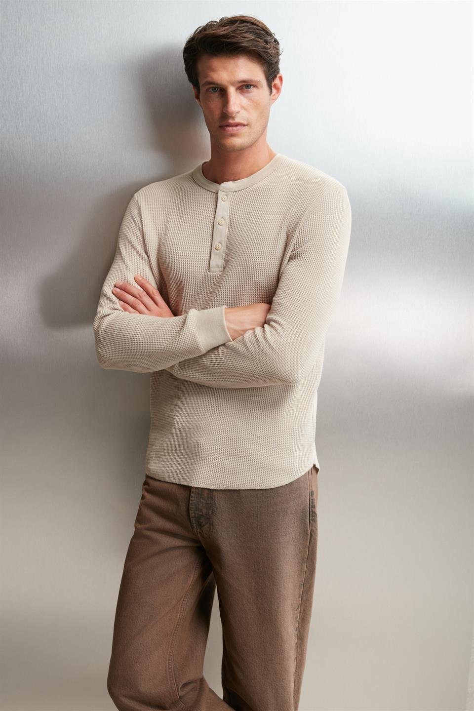 PATRICK Relaxed Regular Bej  T-Shirt