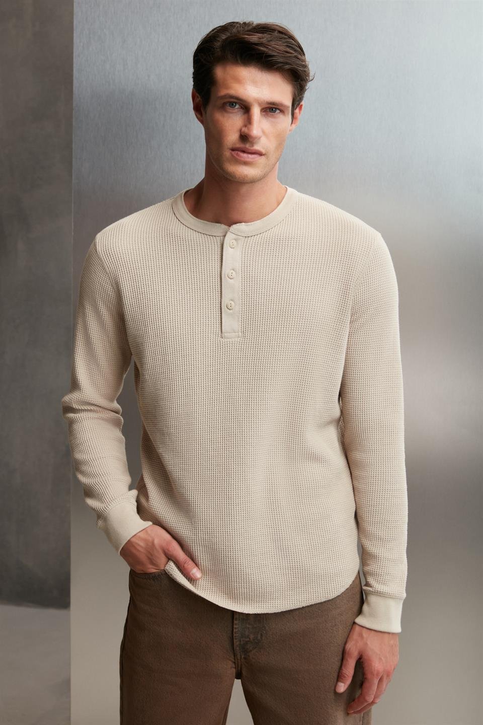 PATRICK Relaxed Regular Bej  T-Shirt