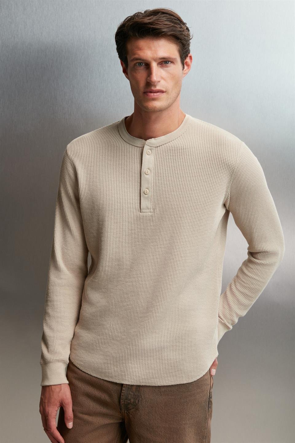 PATRICK Relaxed Regular Bej  T-Shirt