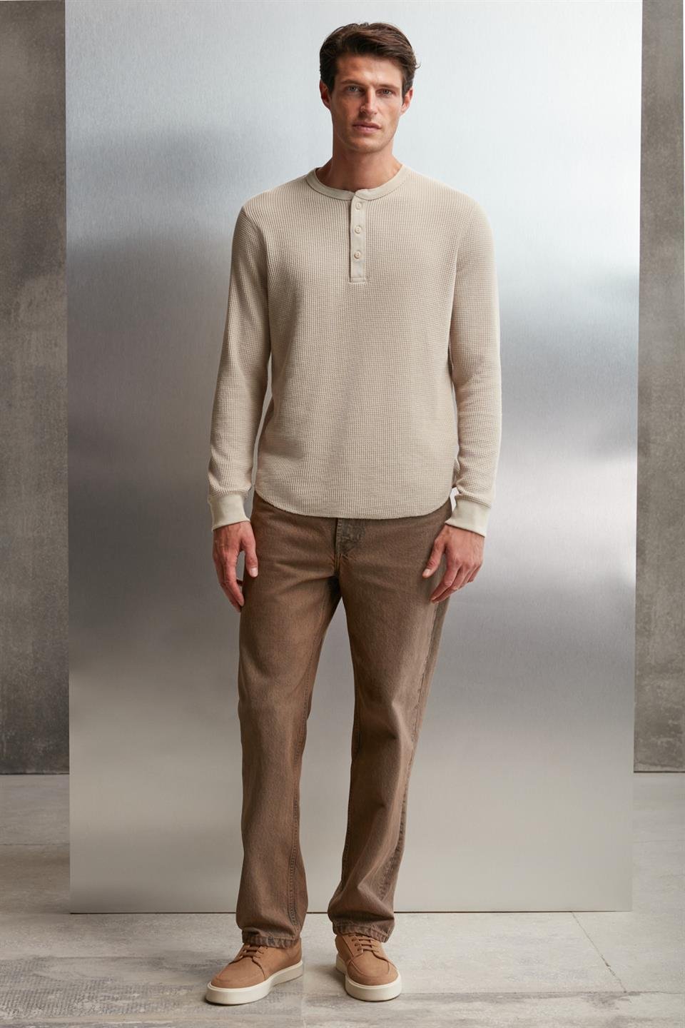 PATRICK Relaxed Regular Bej  T-Shirt