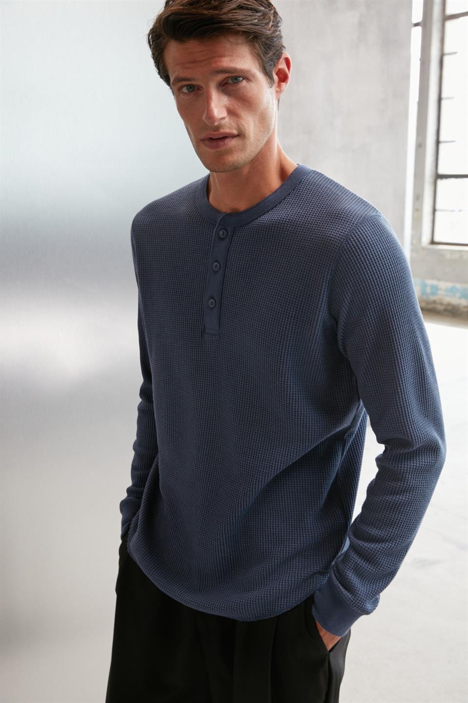 PATRICK Relaxed Regular İndigo  T-Shirt