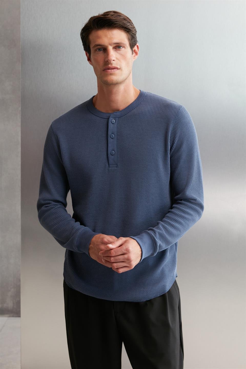 PATRICK Relaxed Regular İndigo  T-Shirt