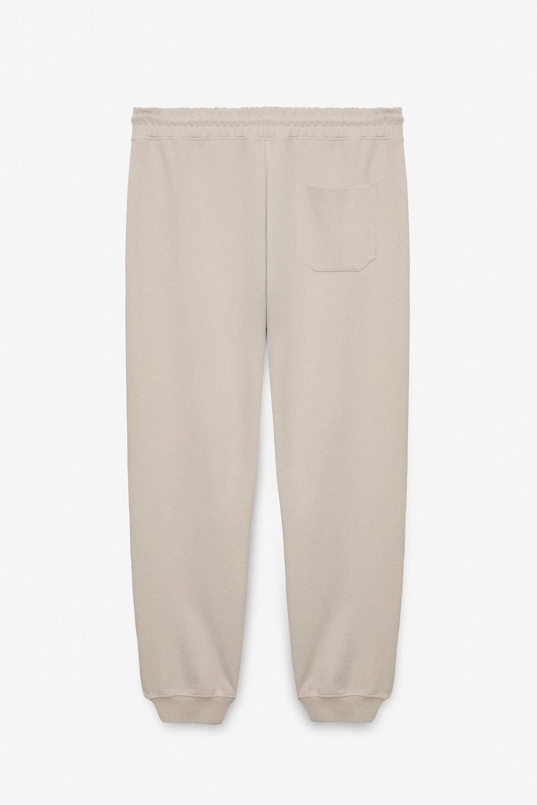 PEPO Erkek Beli Lastikli Cepleri Fermuarlı Baskı Detaylı Relaxed Gri Eşofman Altı