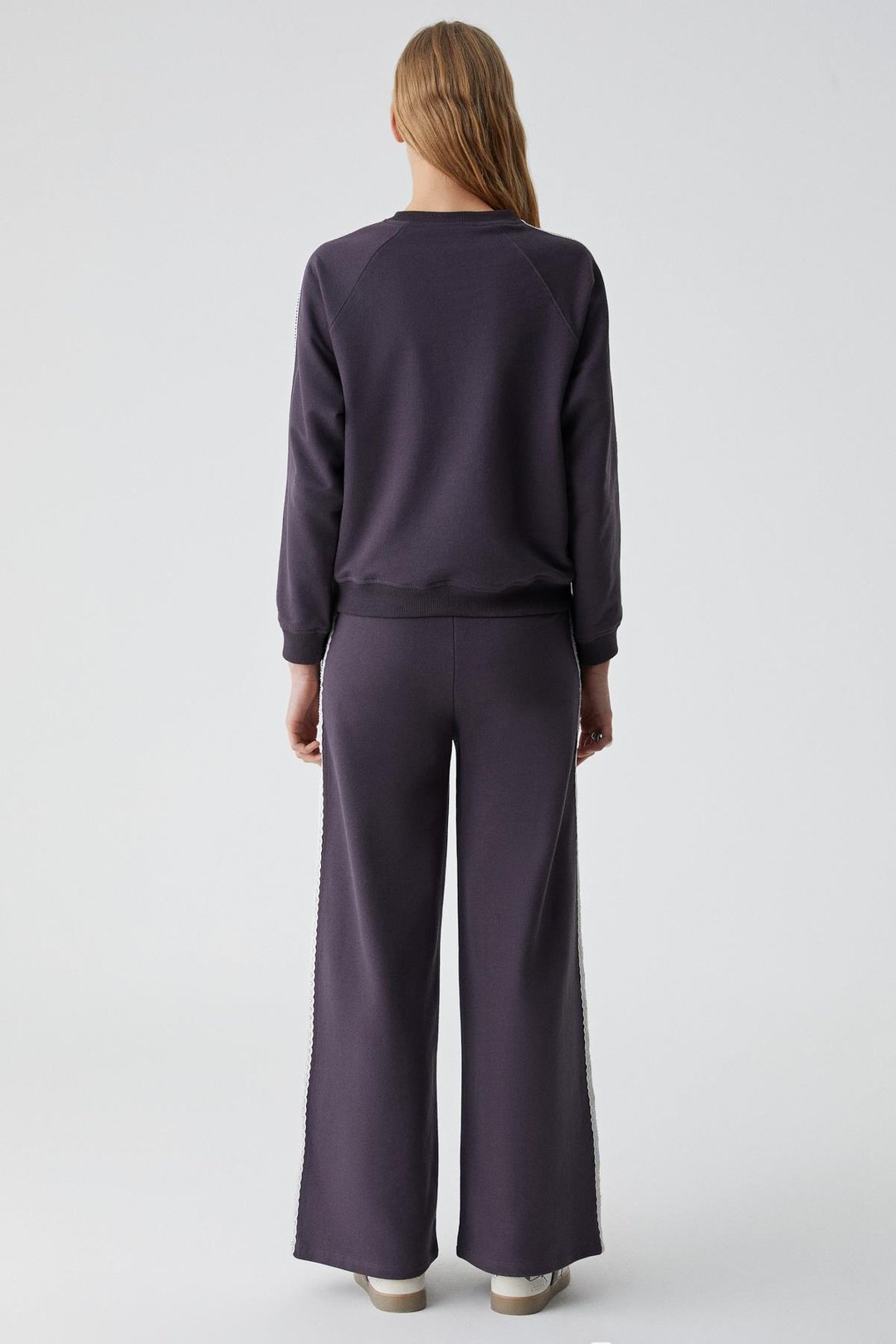 PULSE Kadın %100 Pamuk Mor Eşofman Altı