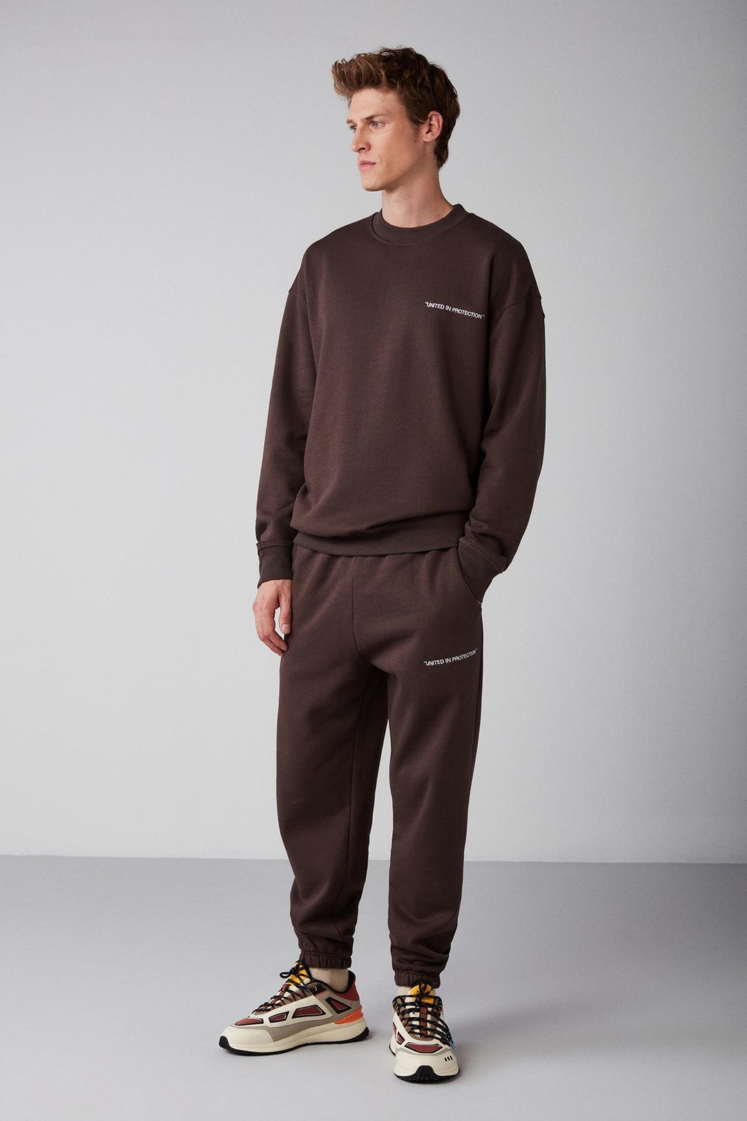 RAIROK  Comfort Fit Kahverengi  Sweatshirt