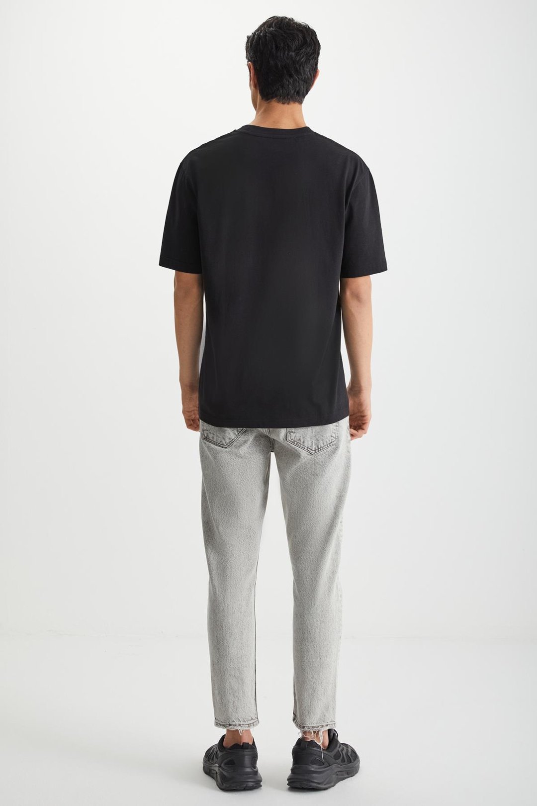 RAMADAN  Comfort Siyah Tekli T-Shirt