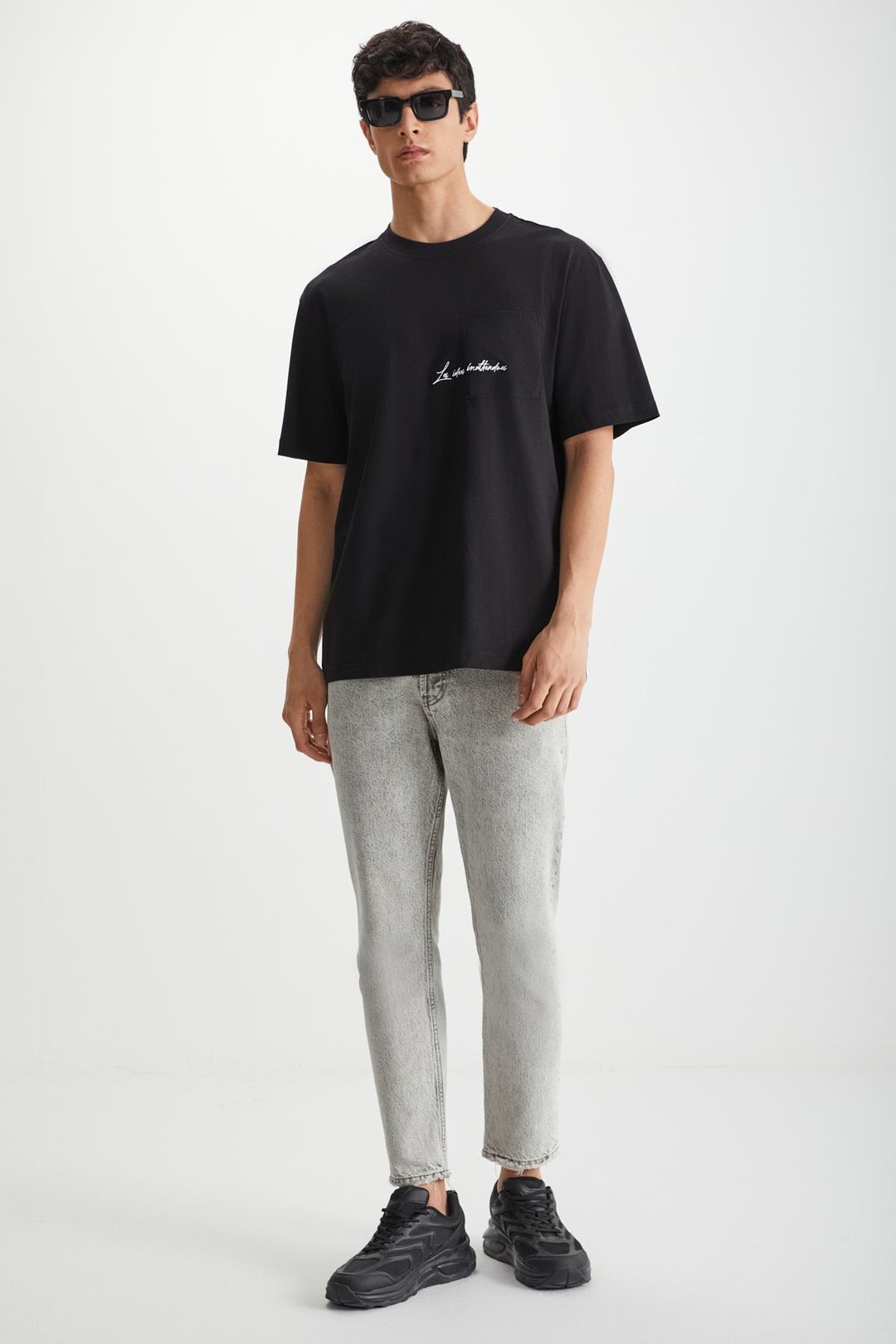 RAMADAN  Comfort Siyah Tekli T-Shirt