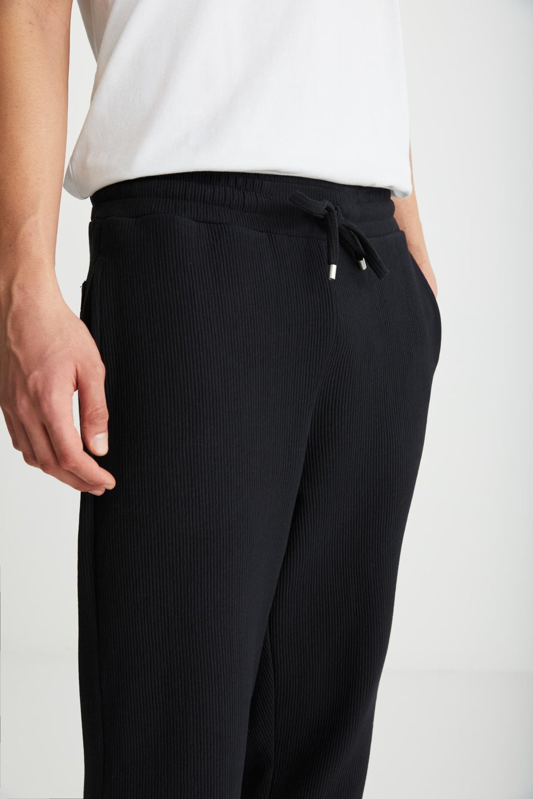 RAMADAN  Regular Siyah Tekli Eşofman Altı