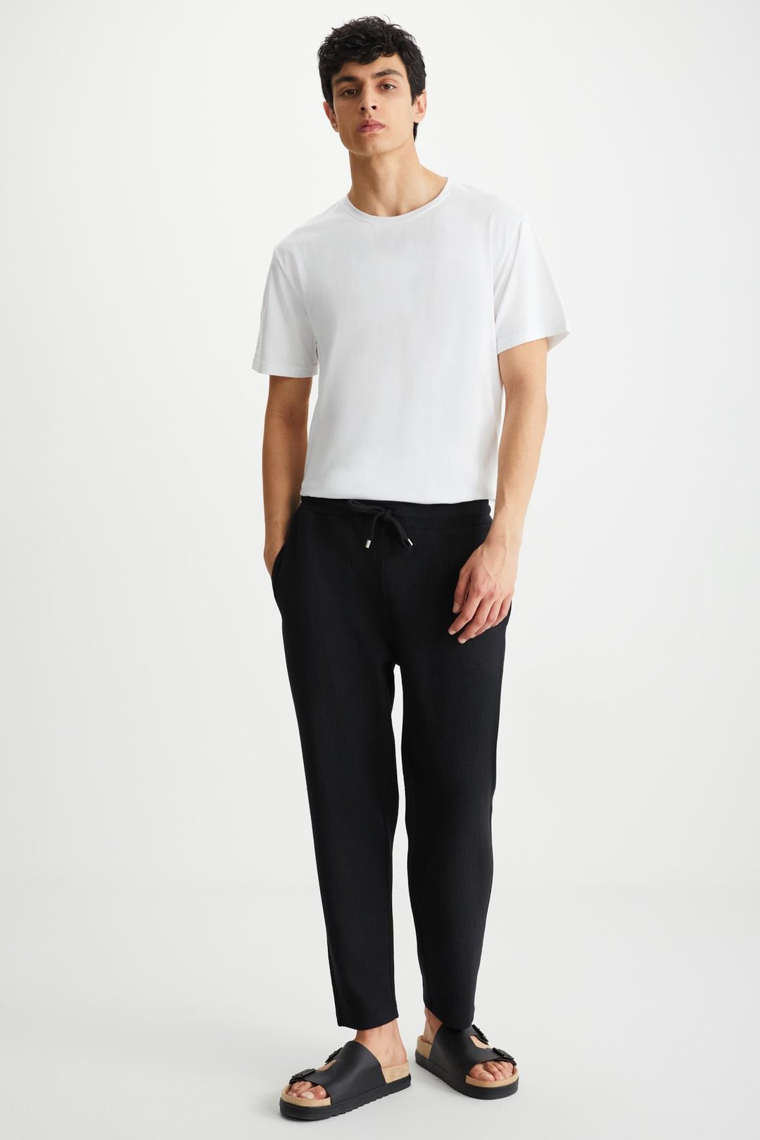 RAMADAN  Regular Siyah Tekli Eşofman Altı