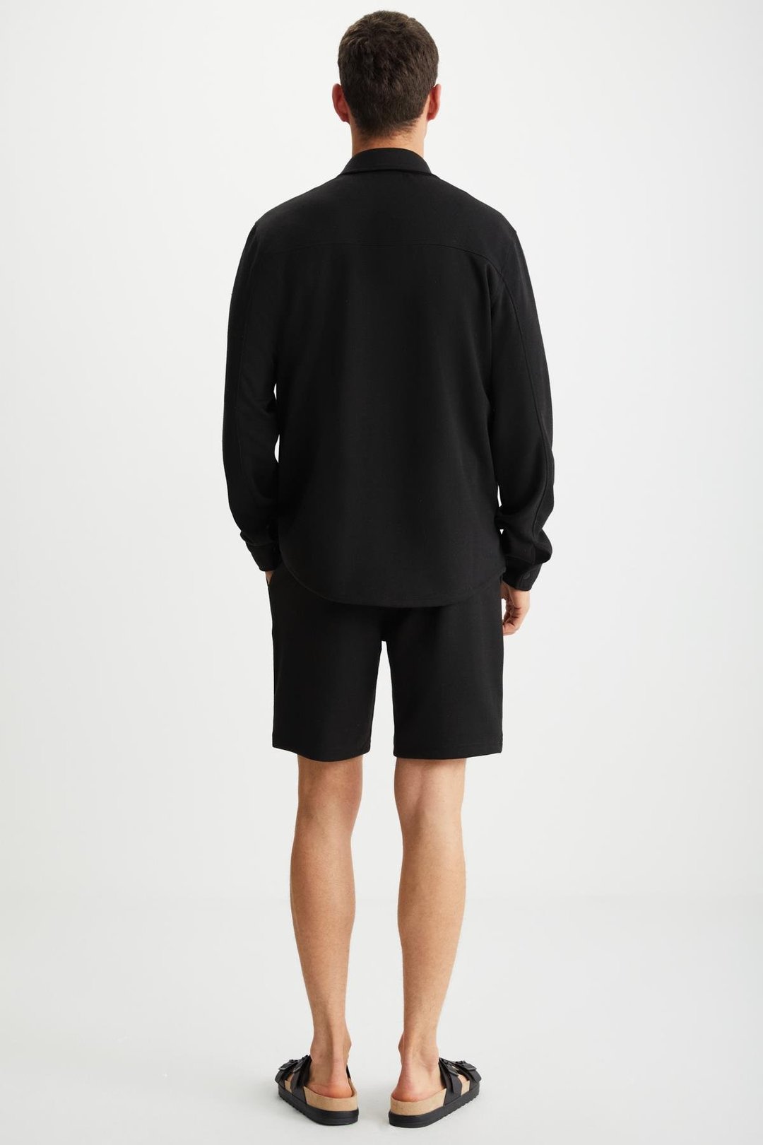 RAMADAN  Regular Siyah Tekli Gömlek