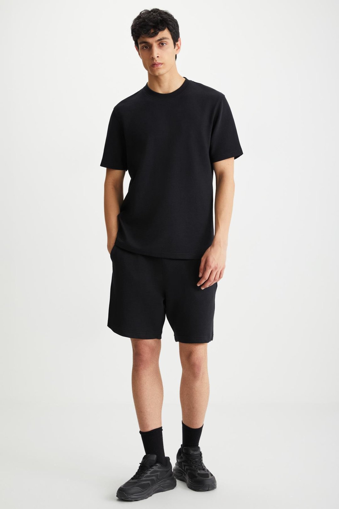 RAMADAN  Regular Siyah Tekli T-Shirt