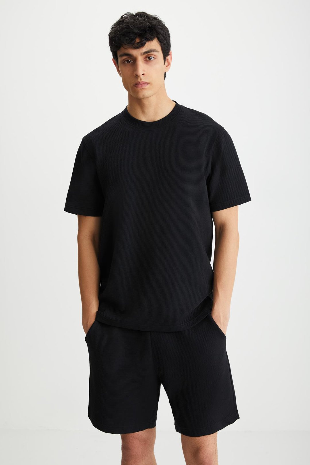 RAMADAN  Regular Siyah Tekli T-Shirt