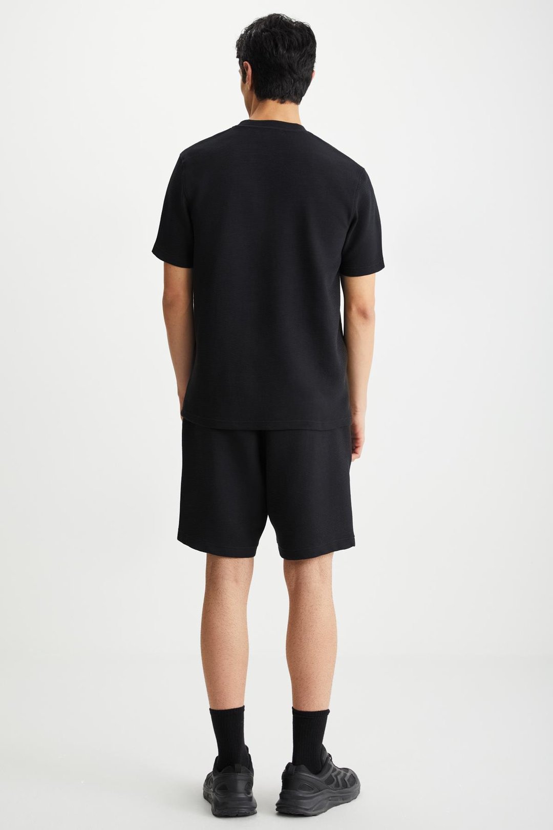 RAMADAN  Regular Siyah Tekli T-Shirt