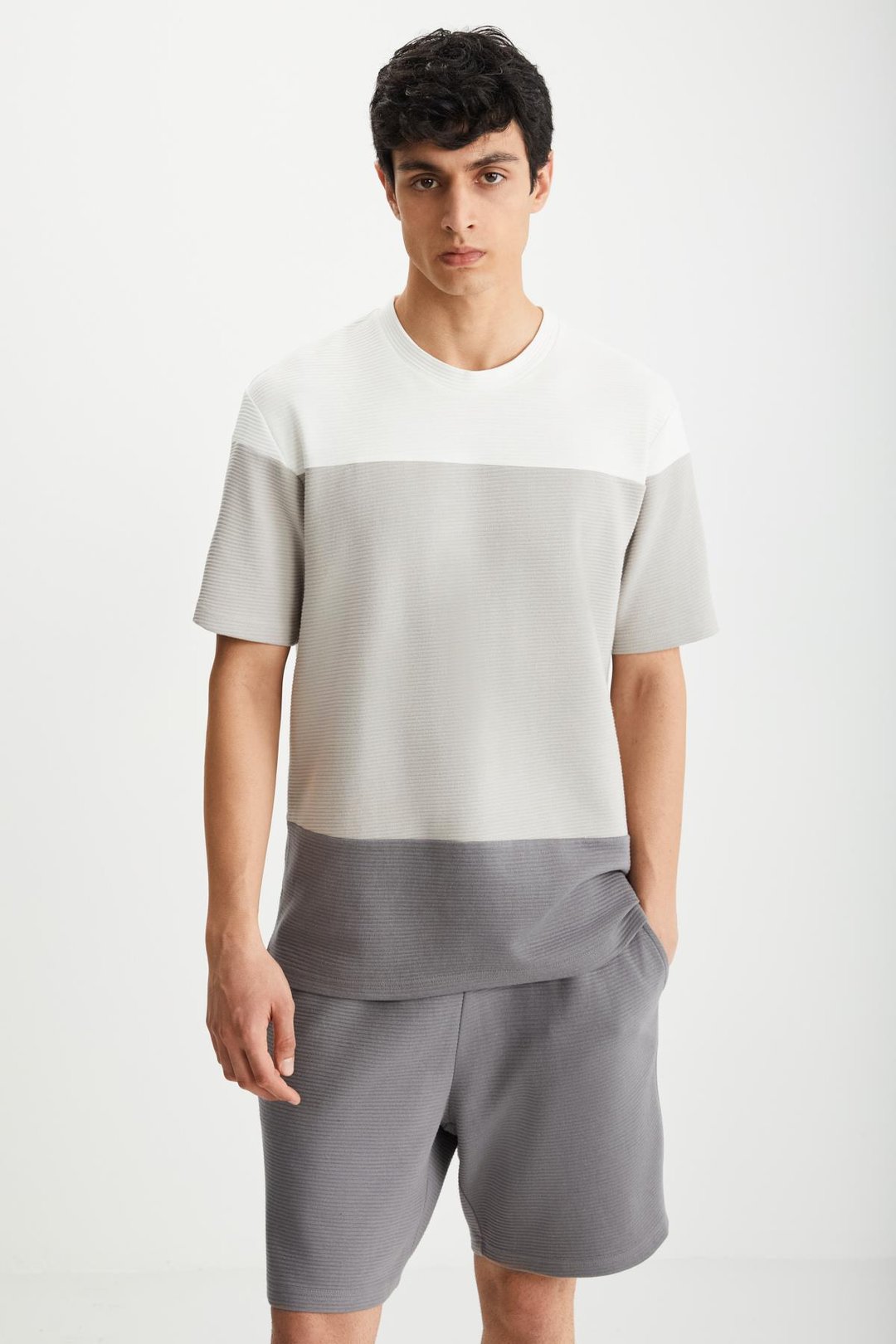 RAMADANP004 Gri Şort