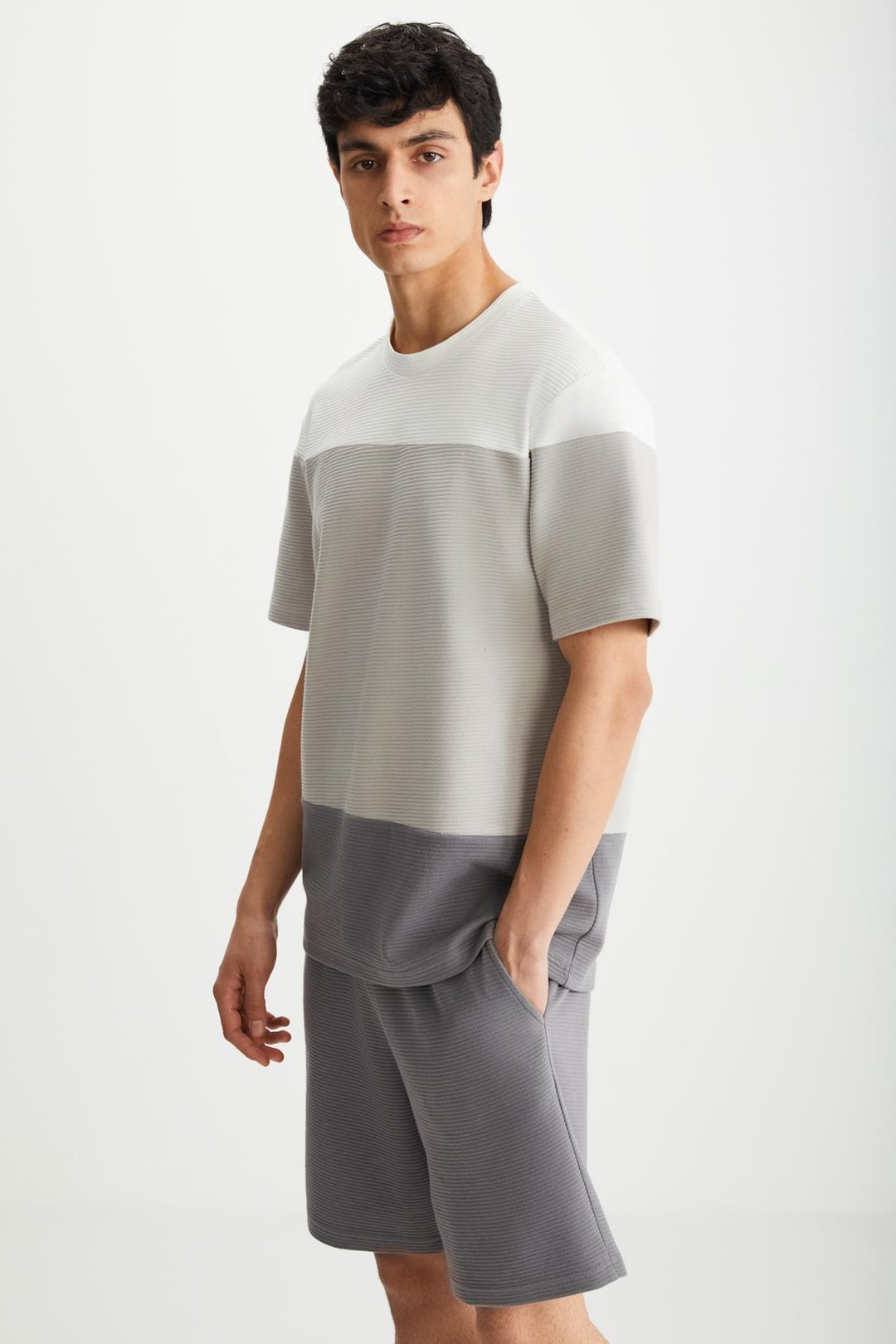 RAMADANP004 Gri Şort