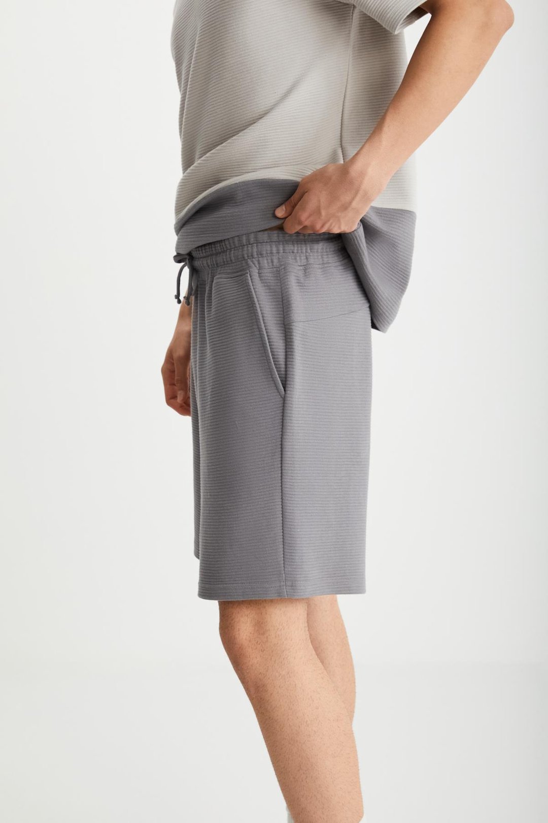 RAMADANP004 Gri Şort