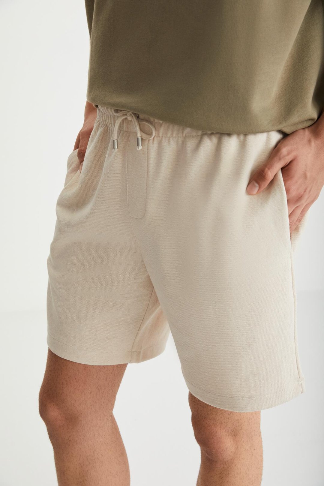 RAMADANP014 Bej Şort & Bermuda