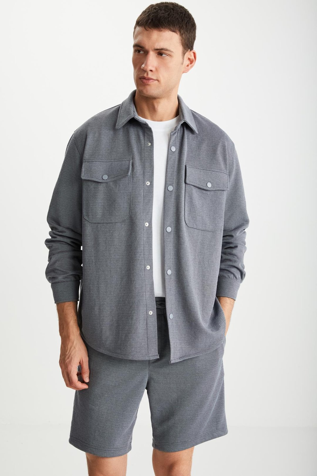 RAMADANP014 Gri Şort & Bermuda