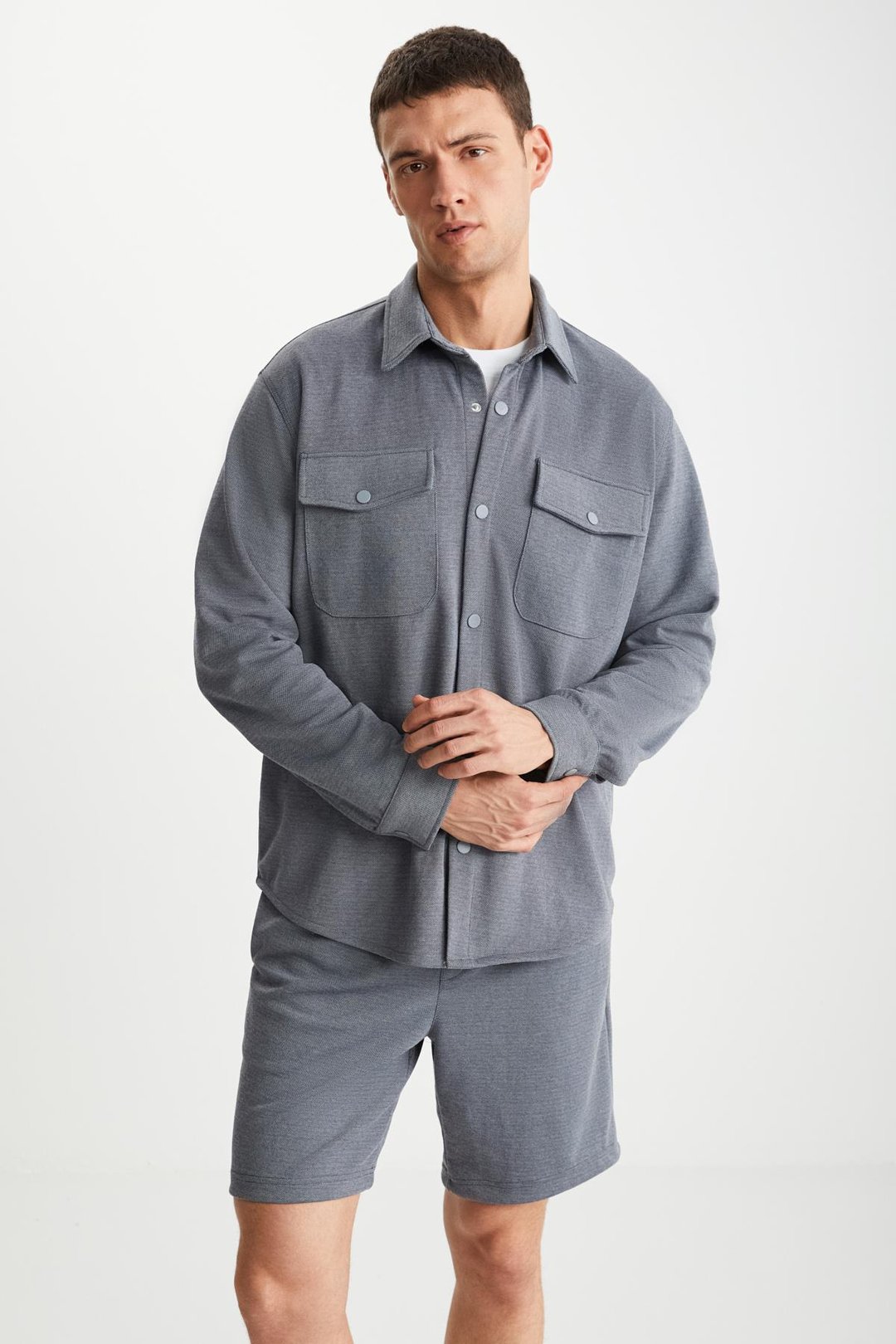 RAMADANP014 Gri Şort & Bermuda