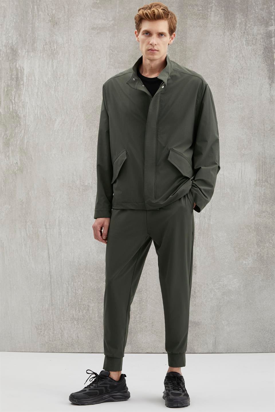 ROGER  Regular Yeşil Tekli Ceket