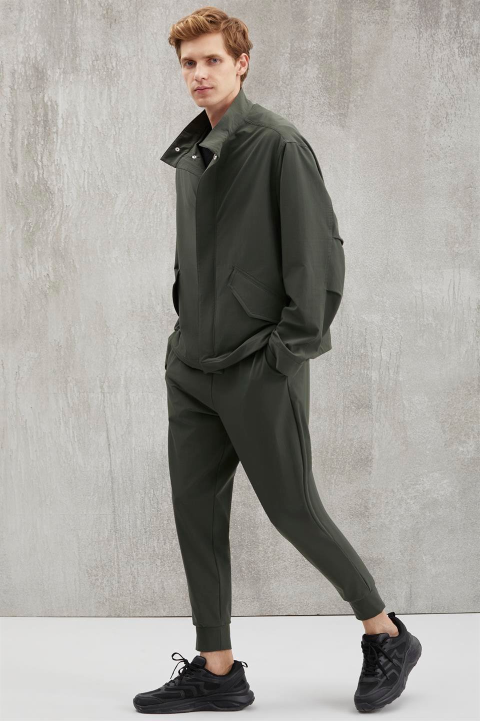 ROGER  Regular Yeşil Tekli Ceket