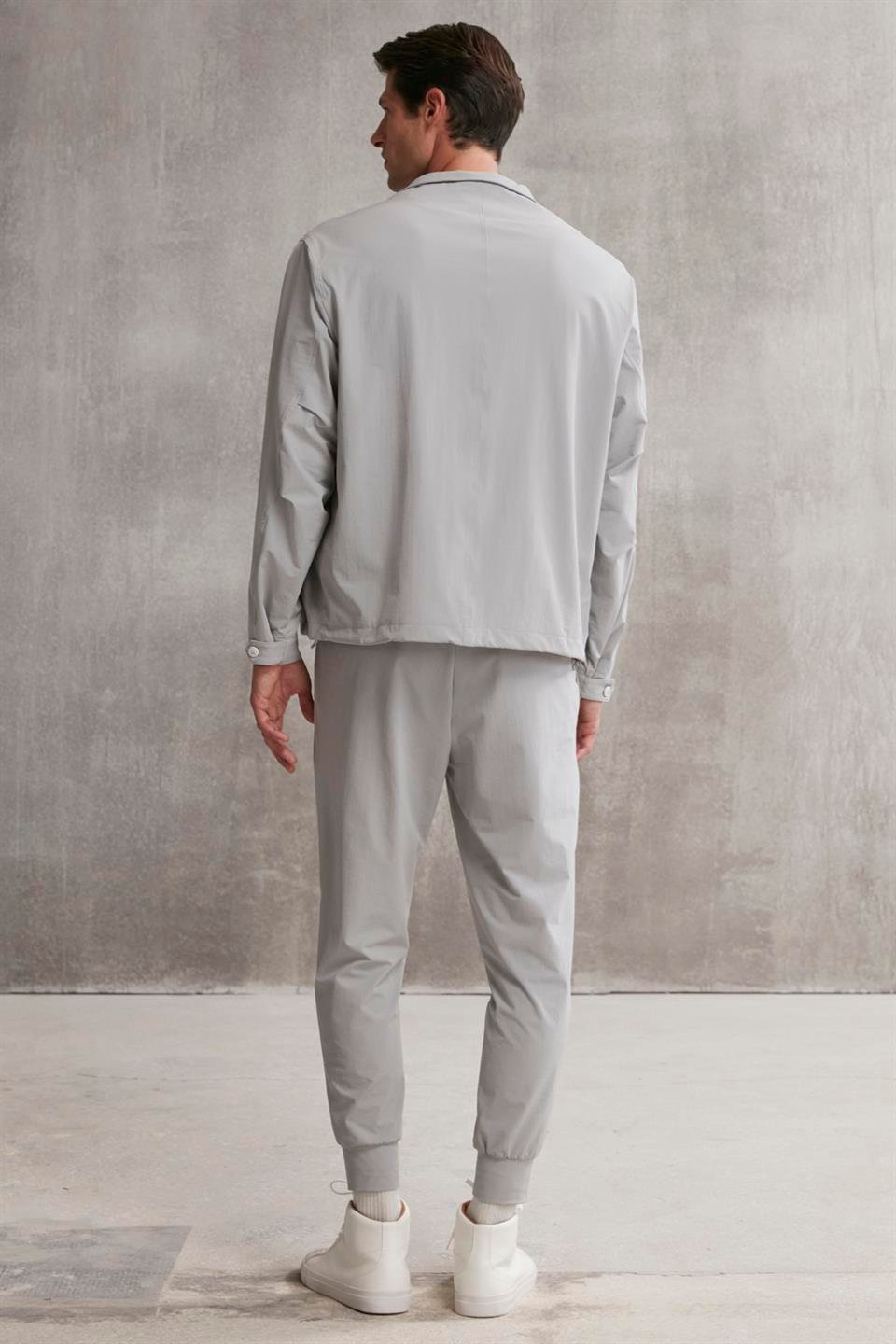 ROGER  Regular Gri Tekli Ceket