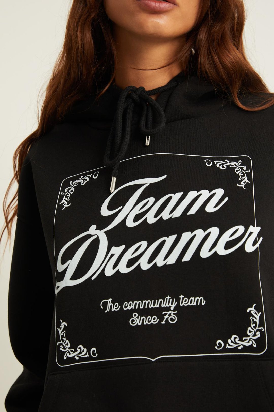 SABINE Regular Relaxed Siyah Tekli Sweatshirt