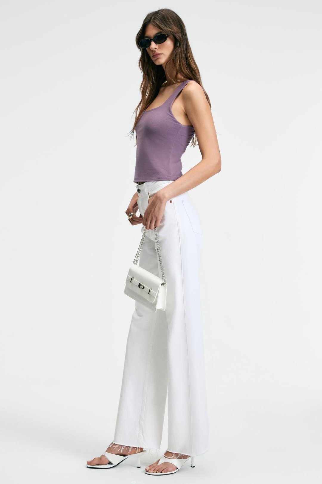 SANUKI Kadın Slim Kısa Oyuk Yaka Mor Büstiyer