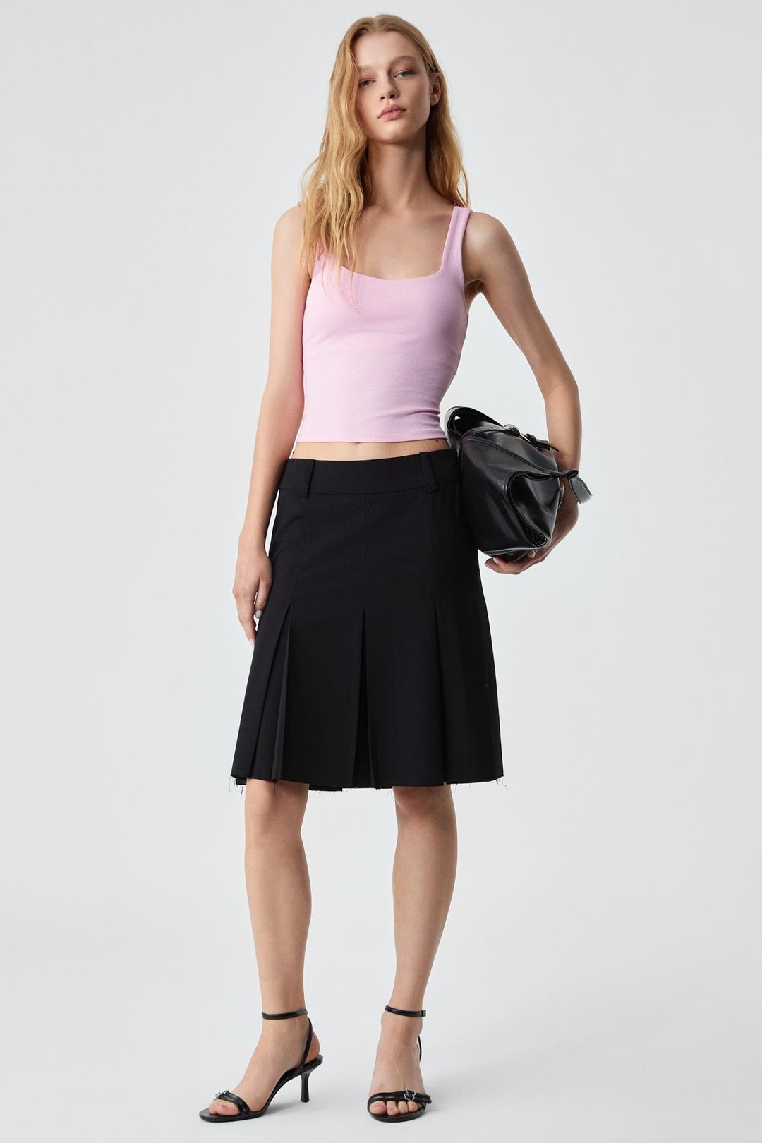 SANUKI Kadın Slim Kısa Oyuk Yaka Pembe Büstiyer