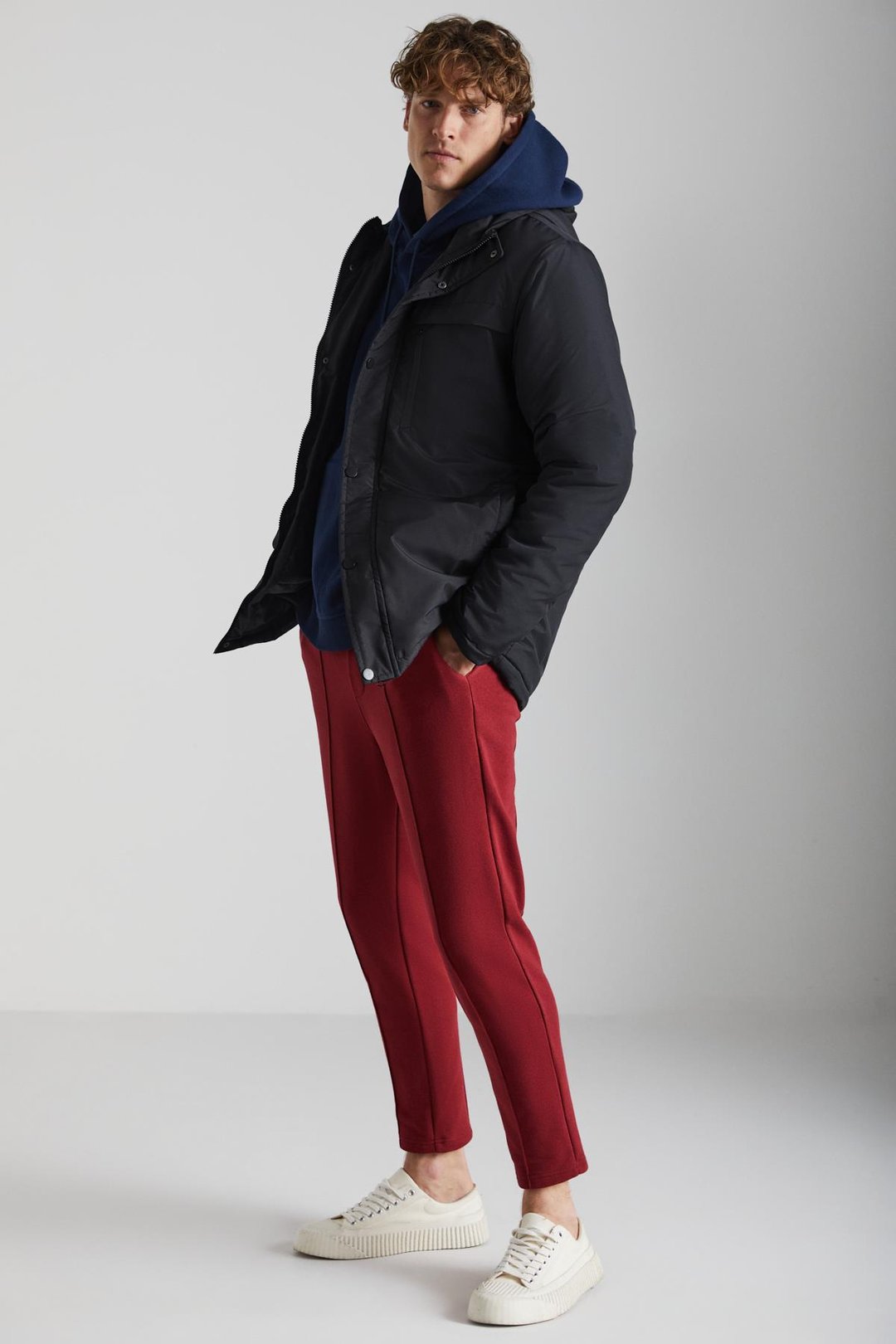 SCUBY Erkek Diagonel organik Kumaşlı İçi Polarsız Nervürlü 3 cepli Jogger Yeşil Eşofman Altı