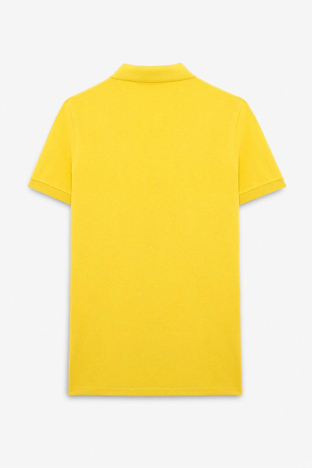 SKYLOOM Erkek %100 Pamuk Kısa Kollu Regular Fit Sarı Polo Yaka T-shirt