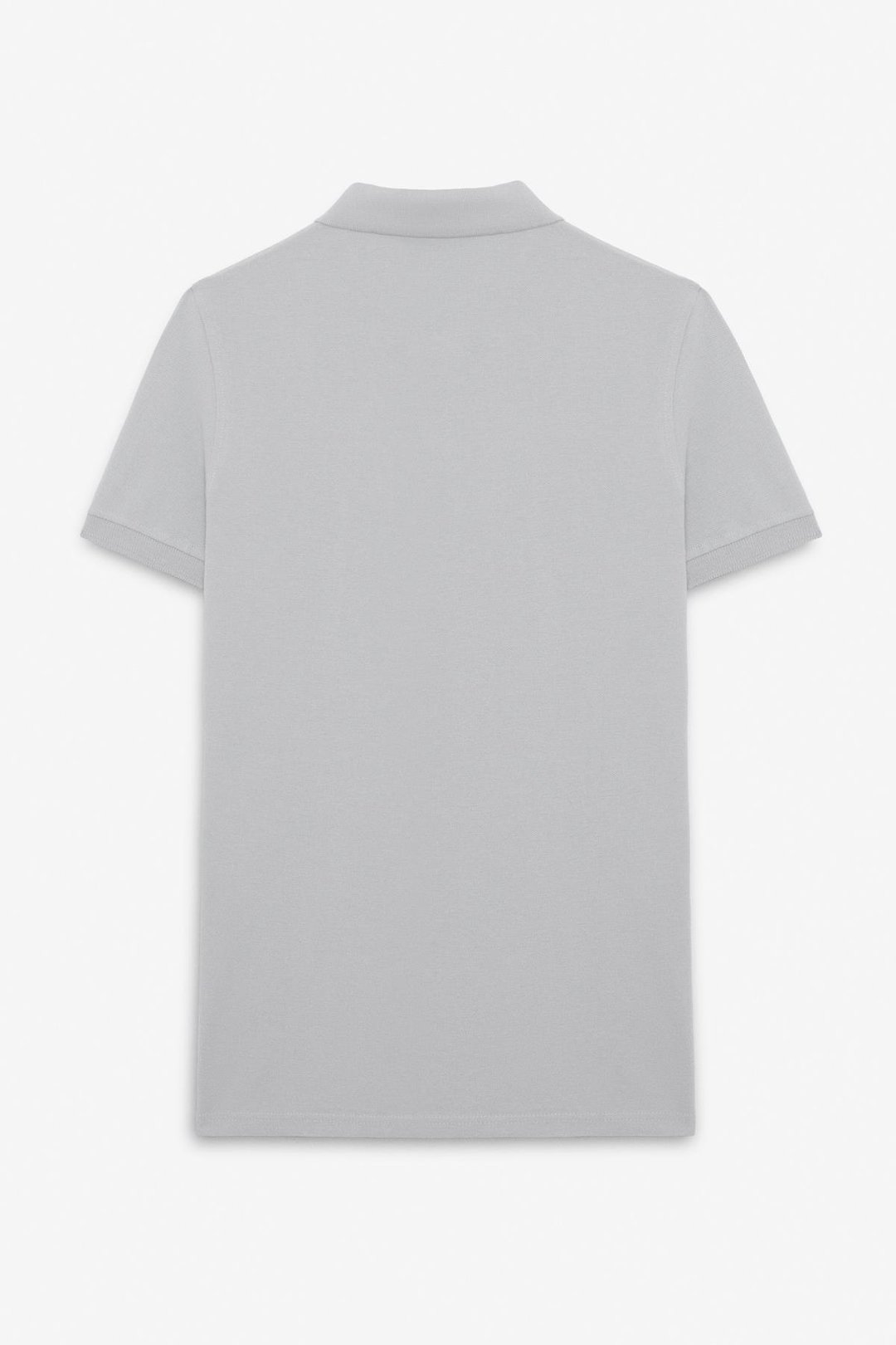 SKYLOOM Erkek %100 Pamuk Kısa Kollu Regular Fit Gri Polo Yaka T-shirt