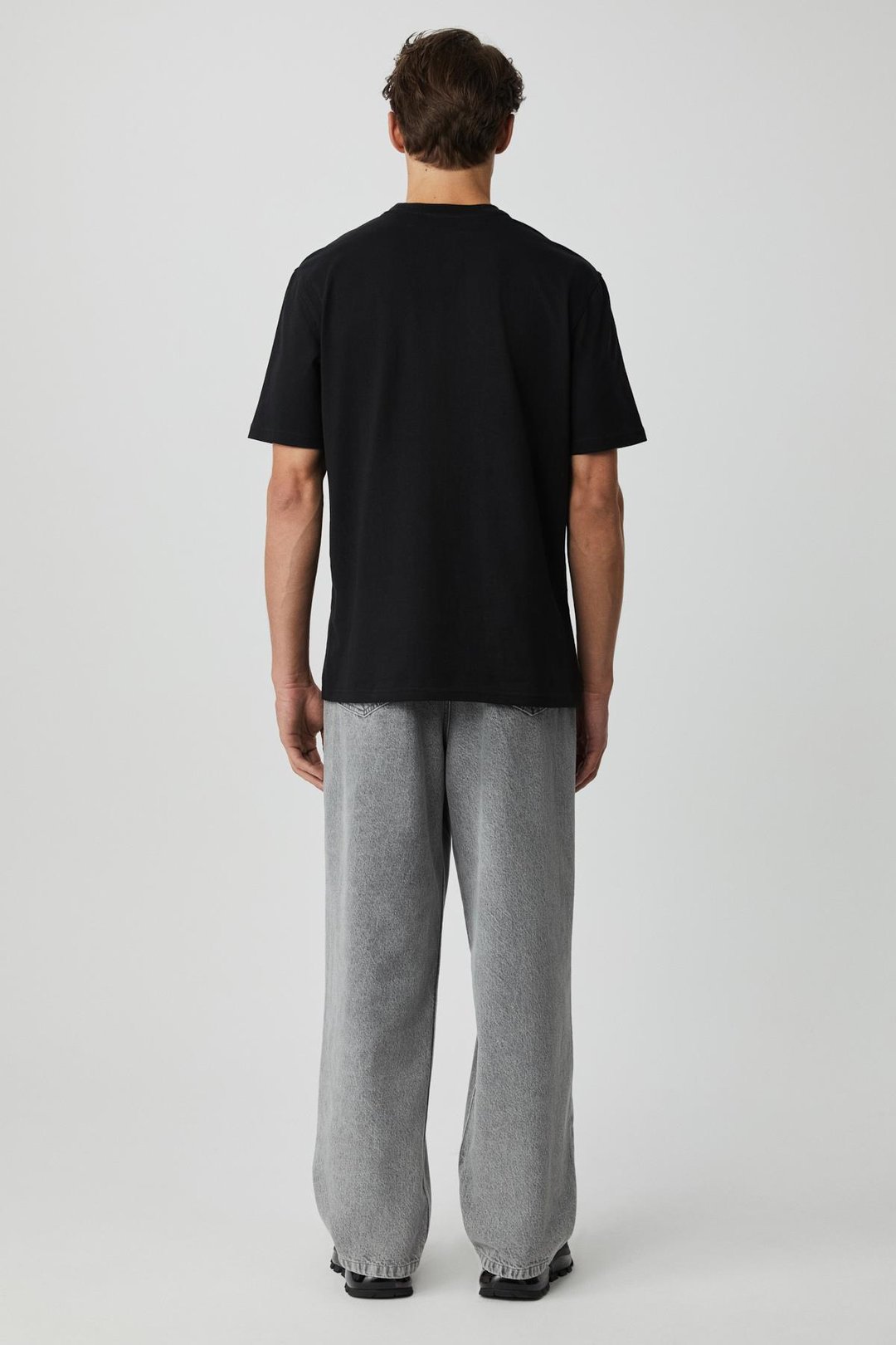 SLAVEN Erkek Süprem Siyah T-Shirt