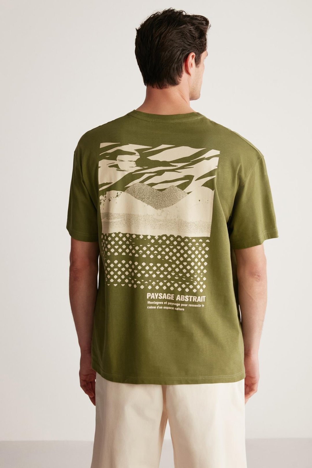 STUART  Oversize Haki  T-Shirt