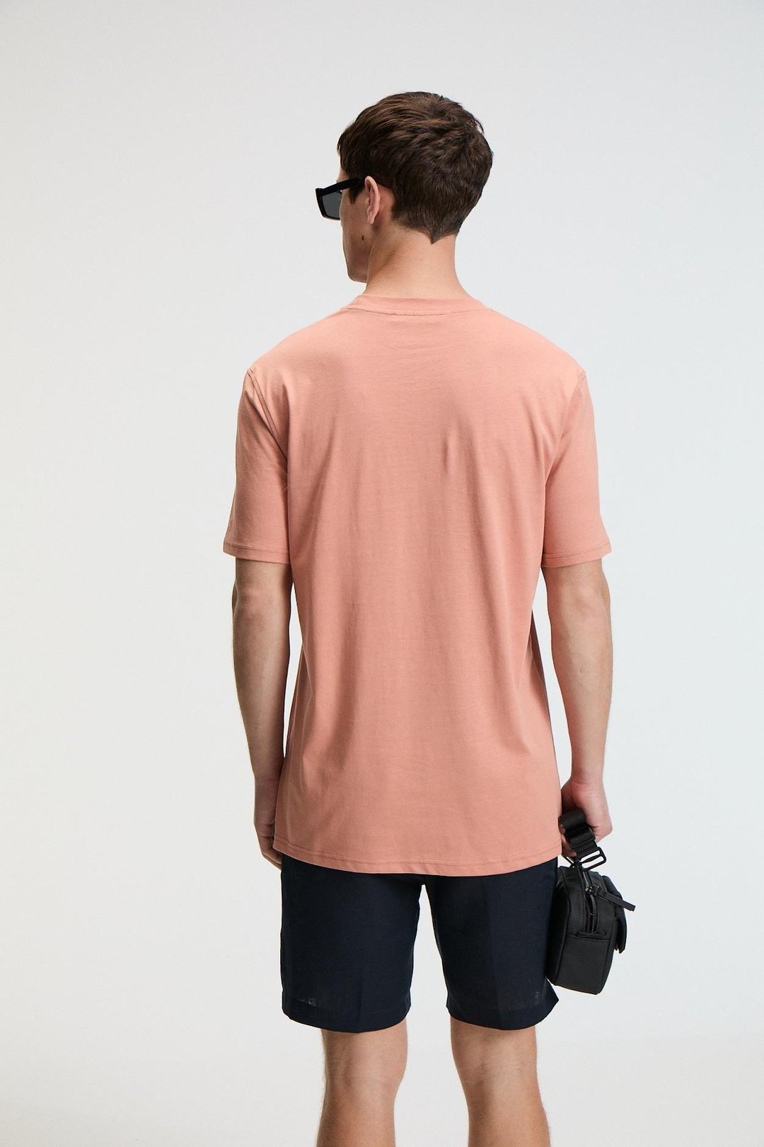 SWEET Erkek %100 Pamuk Oversize Fit Baskılı Kısa Kollu Yuvarlak Yakalı Yavruağzı T-Shirt