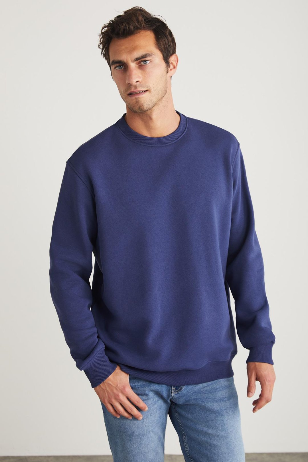 TRAVIS Relaxed Regular Lacivert  Sweatshirt