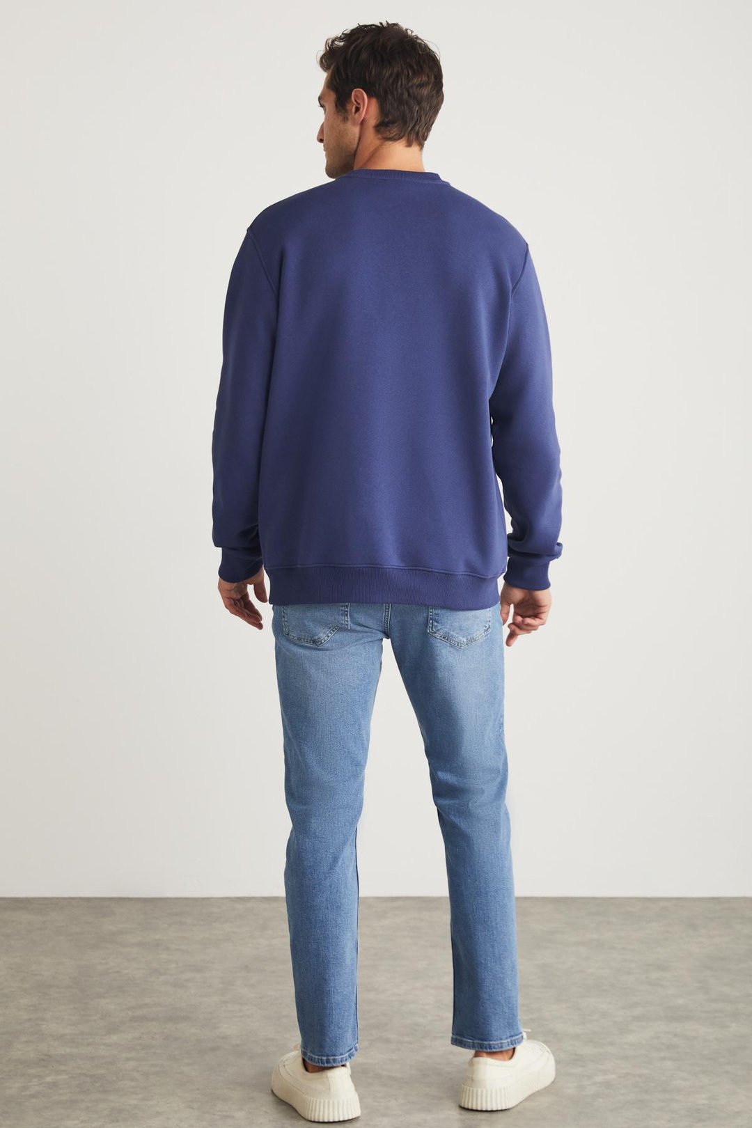 TRAVIS Relaxed Regular Lacivert  Sweatshirt