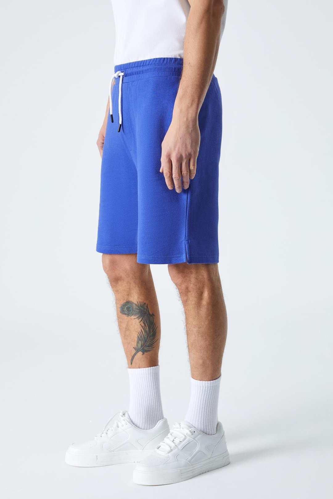UNCERTAIN Erkek Comfort Fit Parlament Mavi Şort & Bermuda