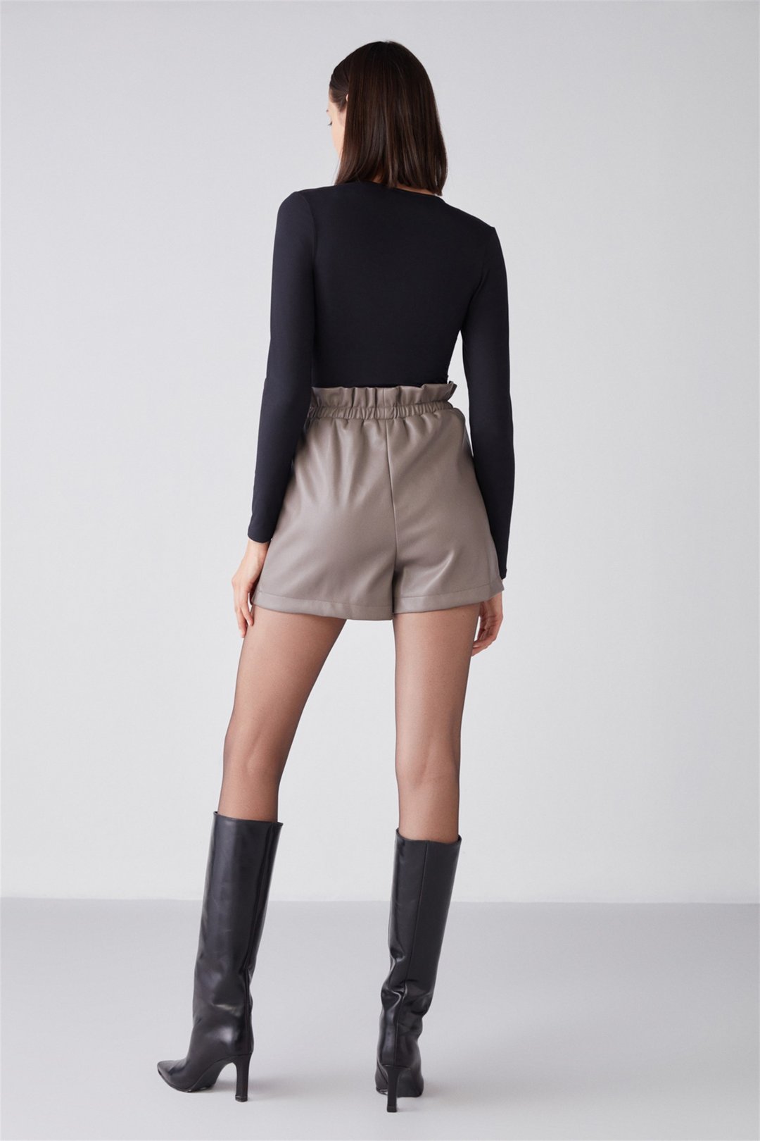 VALERI Örme Slim Fit Siyah  Body