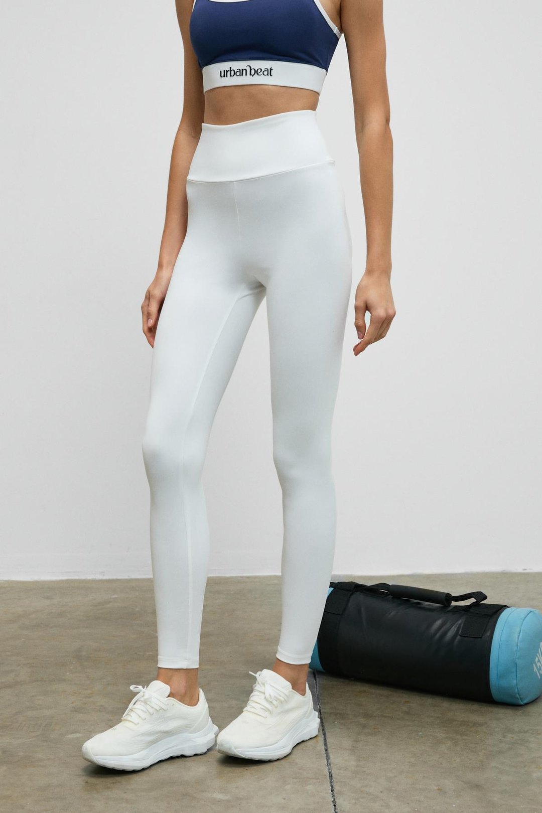 VYNEORA Kadın Esnek Ve Yumuşak Dokulu Ekru Tayt