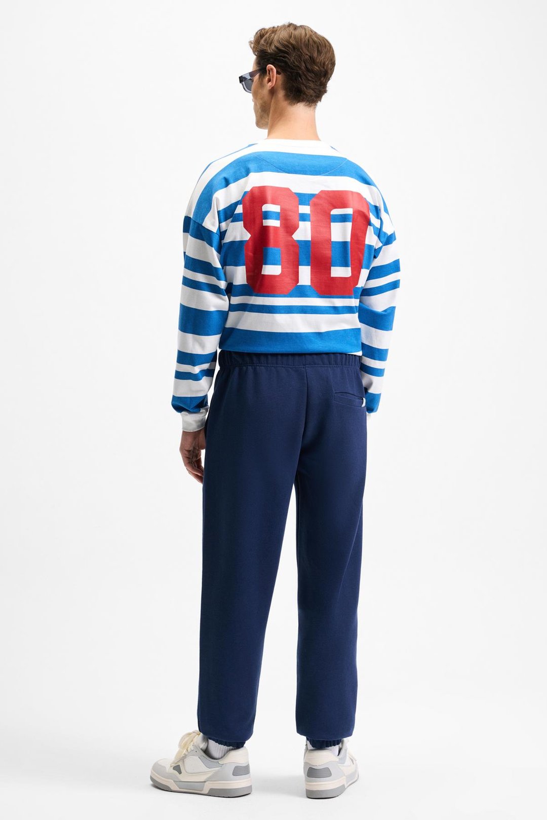 YOANE Erkek Bağlamalı Lastikli Bel Ve Paça Lacivert Eşofman Altı