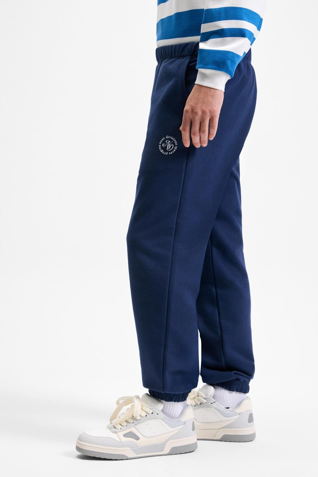 YOANE Erkek Bağlamalı Lastikli Bel Ve Paça Lacivert Eşofman Altı