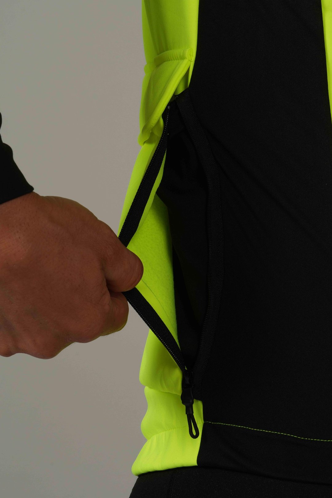 Kışlık Bisiklet Ceketi Neon Sarı