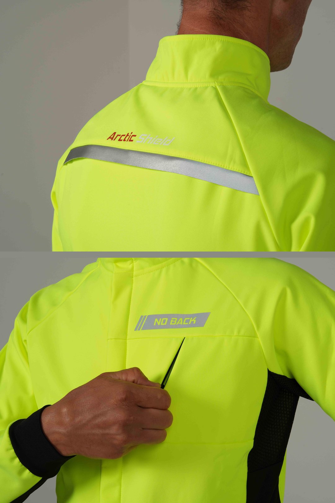 Kışlık Bisiklet Ceketi Neon Sarı